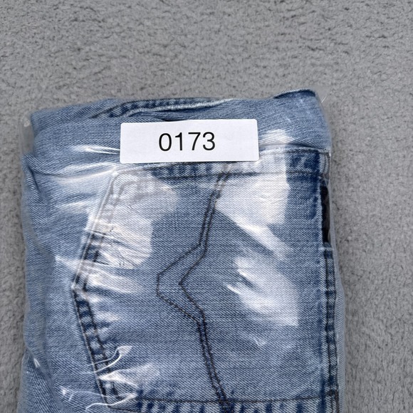 Harley-Davidson Jeans Mens 42x34 Blue Straight Leg Denim Distressed Motorcycle - Picture 15 of 15